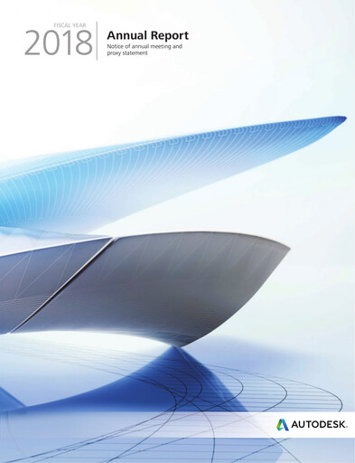 Thumbnail Autodesk Annual Report 2018