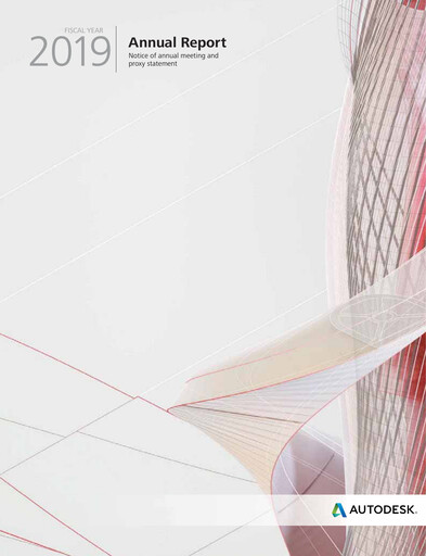 Thumbnail Autodesk Annual Report 2019