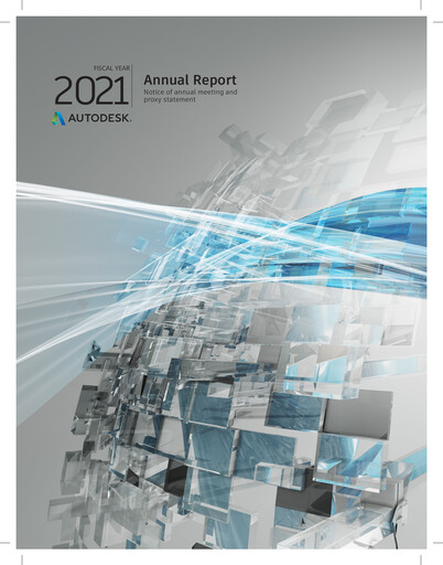 Thumbnail Autodesk Annual Report 2021