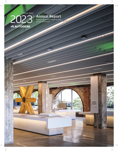 Thumbnail Autodesk Annual Report 2023