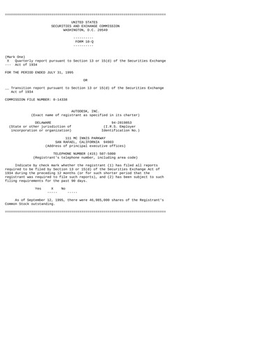Thumbnail Autodesk Quarterly Report 1996-q2