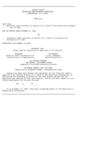 Thumbnail Autodesk Quarterly Report 1997-q3