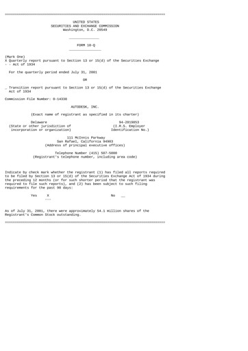 Thumbnail Autodesk Quarterly Report 2002-q2