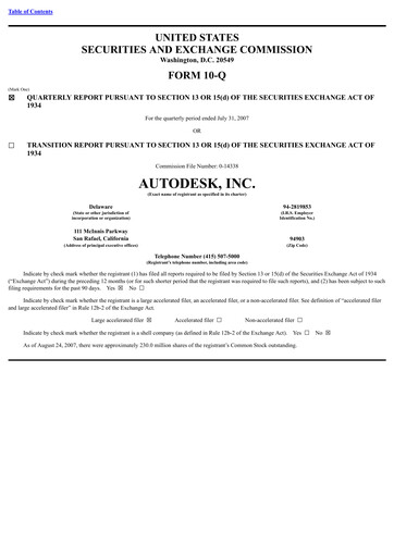 Thumbnail Autodesk Quarterly Report 2008-q2