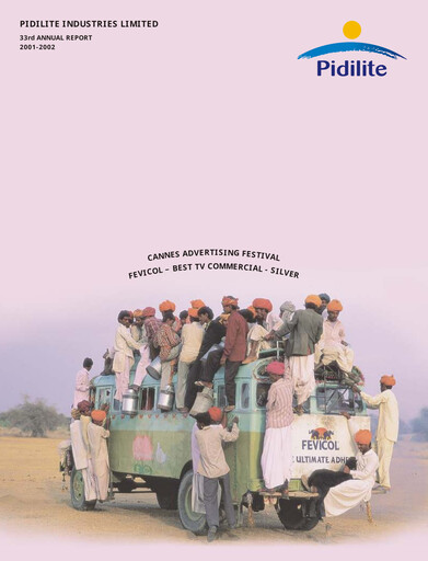 Thumbnail Pidilite Annual Report 2001-2002