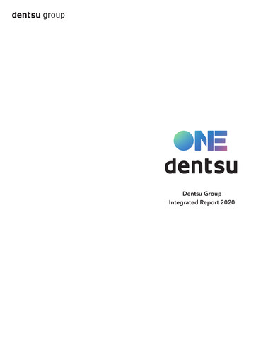 Thumbnail Dentsu Annual Report 2020