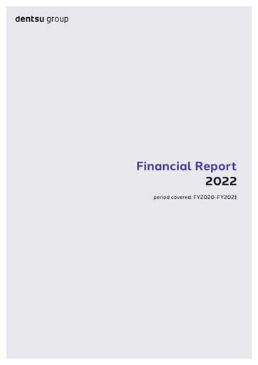 Thumbnail Dentsu Financial Report 2020-2021