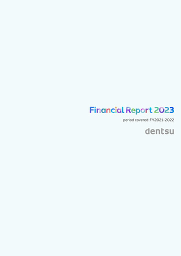 Thumbnail Dentsu Financial Report 2021-2022