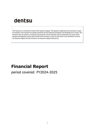 Vorschaubild Dentsu Finanzbericht 2024-2025