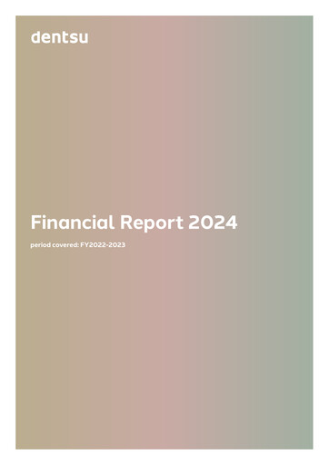 Thumbnail Dentsu Financial Report 2024
