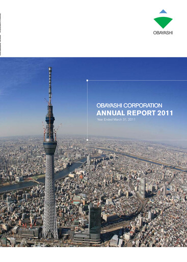Thumbnail Obayashi Annual Report fy2011