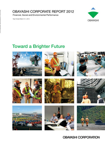 Thumbnail Obayashi Annual Report fy2012