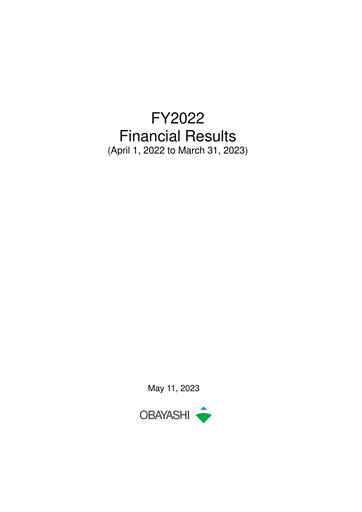 Thumbnail Obayashi Financial Report 2022