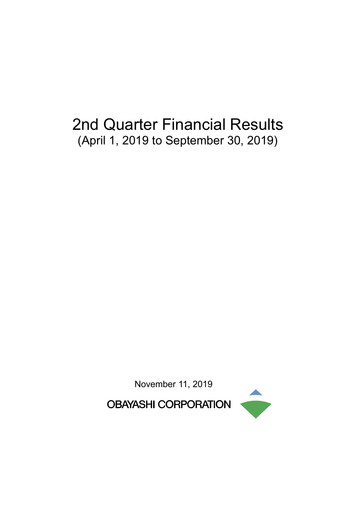 Thumbnail Obayashi Half-year Report 2019-h1