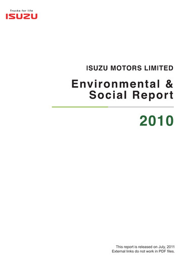 Thumbnail Isuzu ESG Report 2010