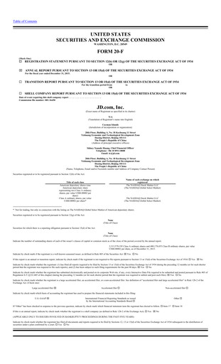 Miniature JD.com Rapport annuel 2015