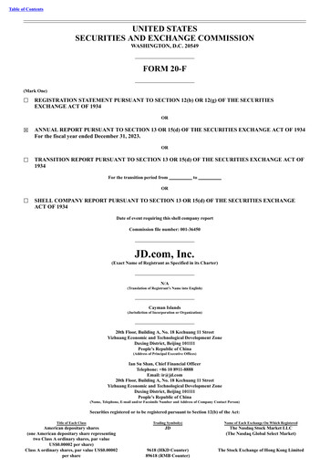 Miniature JD.com Rapport annuel 2023