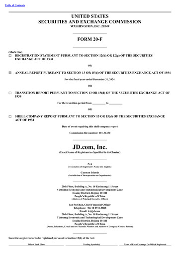 Miniature JD.com Rapport annuel 2024