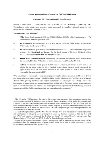 Thumbnail Jingdong Mall Financial Statement 2014