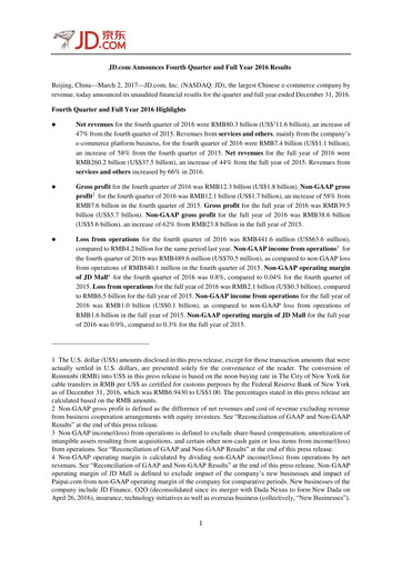 Thumbnail Jingdong Mall Financial Statement 2016