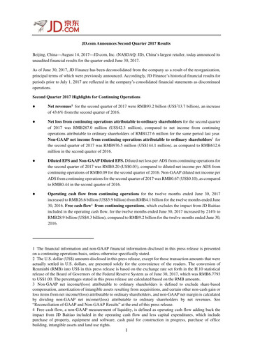 Thumbnail Jingdong Mall Financial Statement 2017-q2