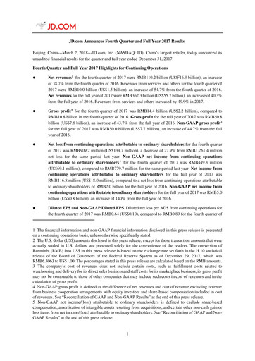 Thumbnail Jingdong Mall Financial Statement 2017