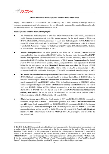 Thumbnail Jingdong Mall Financial Statement 2019