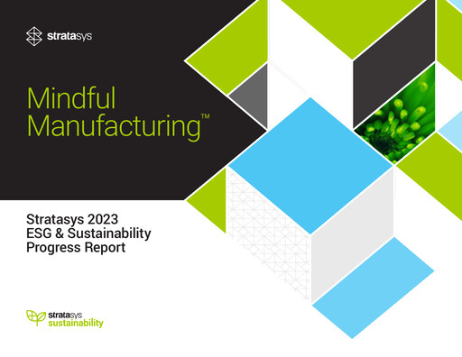 Thumbnail Stratasys Sustainability Report 2023