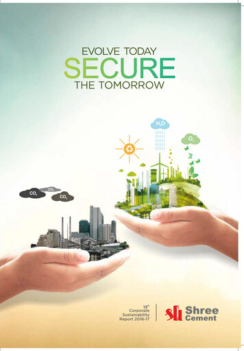 Thumbnail Shree Cement
 Sustainability Report 2016-2017