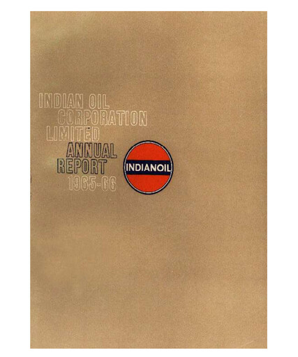 Vorschaubild Indian Oil Jahresbericht 1965-1966
