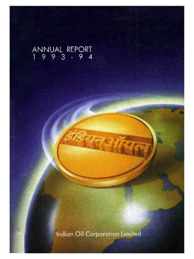 Vorschaubild Indian Oil Jahresbericht 1993-1994