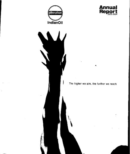 Vorschaubild Indian Oil Jahresbericht 2003-2004