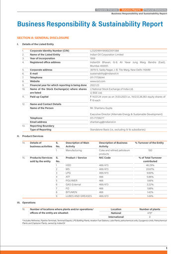 Vorschaubild Indian Oil ESG-Bericht 2022-2023