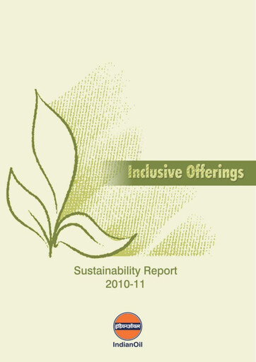 Thumbnail Indian Oil Sustainability Report 2010-2011