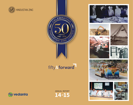 Thumbnail Hindustan Zinc
 Annual Report 2014-2015