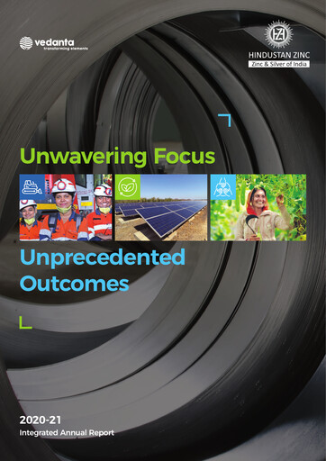 Thumbnail Hindustan Zinc
 Annual Report 2020-2021