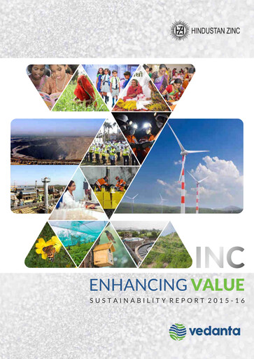 Thumbnail Hindustan Zinc
 Sustainability Report 2015-2016