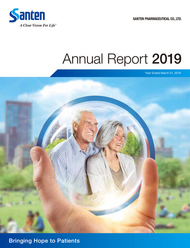 Thumbnail Santen Pharmaceutical
 Annual Report fy2019