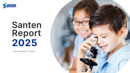 Miniature Santen Pharmaceutical
 Rapport annuel fy2025