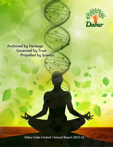 Miniature Dabur Rapport annuel 2015-2016