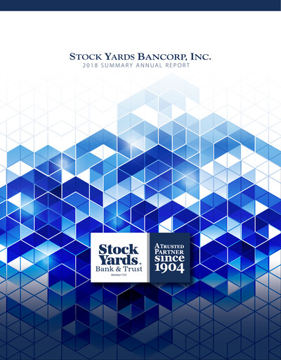 Thumbnail Stock Yards Bancorp Annual Report 2018