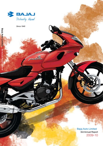 Thumbnail Bajaj Auto Annual Report 2009-2010