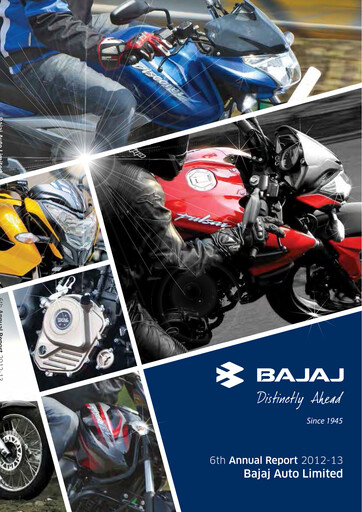 Thumbnail Bajaj Auto Annual Report 2012-2013