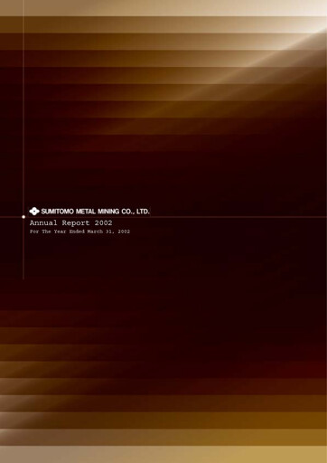 Thumbnail Sumitomo Metal Mining Annual Report 2002