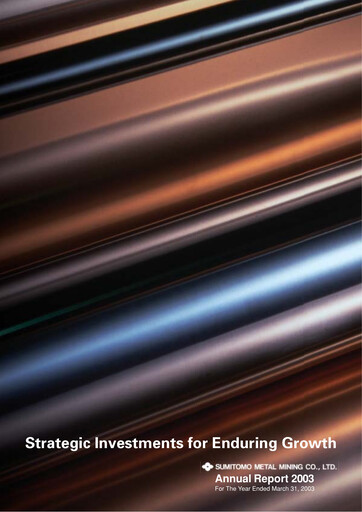 Thumbnail Sumitomo Metal Mining Annual Report 2003