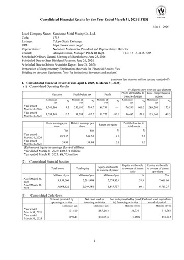 Vorschaubild Sumitomo Metal Mining Finanzbericht 2025-2026