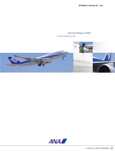 Thumbnail ANA Holdings
 Annual Report 2001