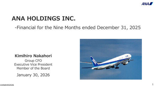 Thumbnail ANA Holdings
 Quarterly Report 2025-q3