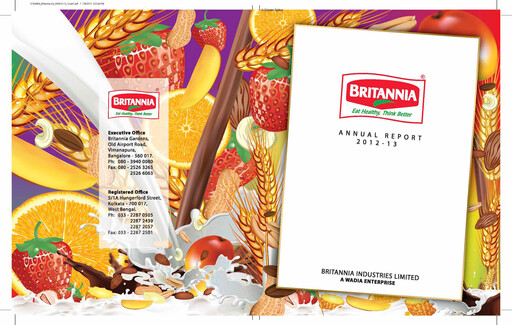 Thumbnail Britannia Industries
 Annual Report 2012-2013