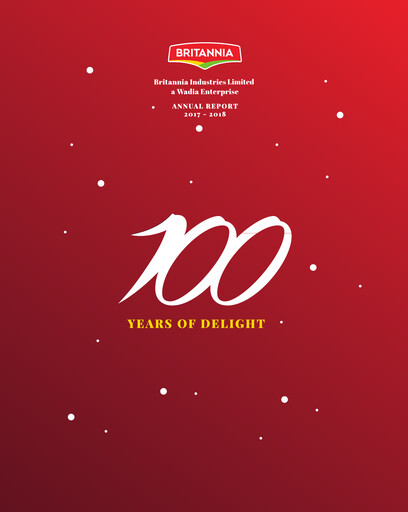 Thumbnail Britannia Industries
 Annual Report 2017-2018